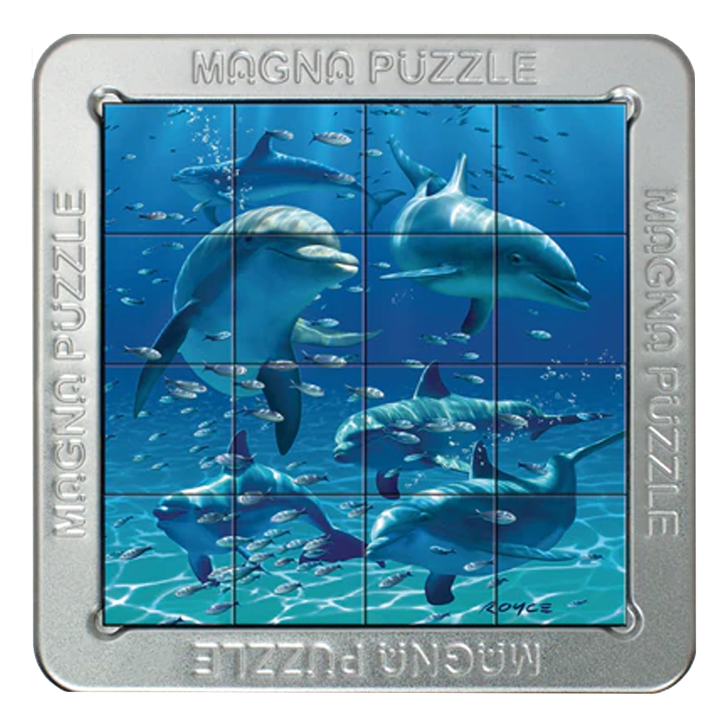 3D Magnetic Puzzle - Dolphins