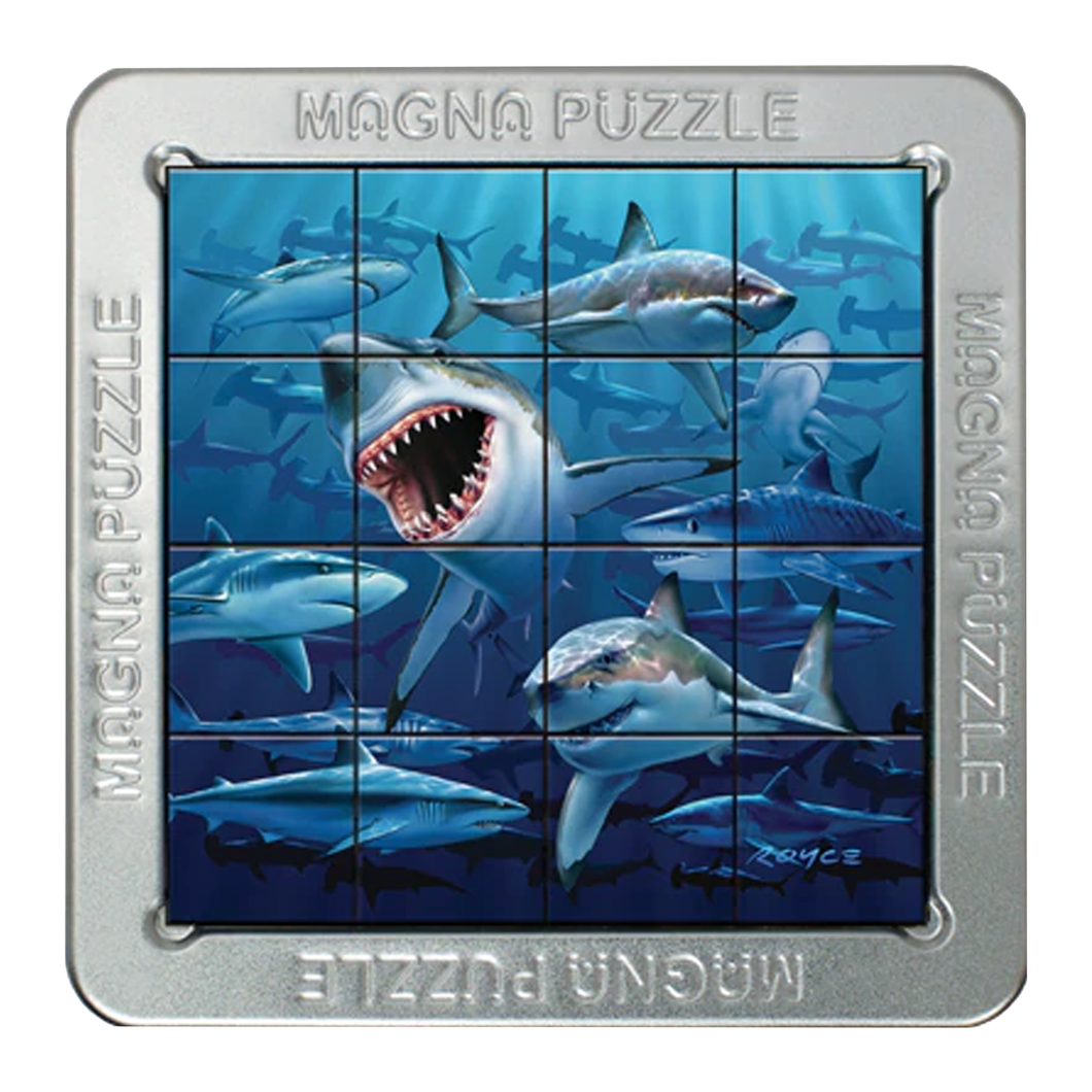 3D Magnetic Puzzle - Sharks