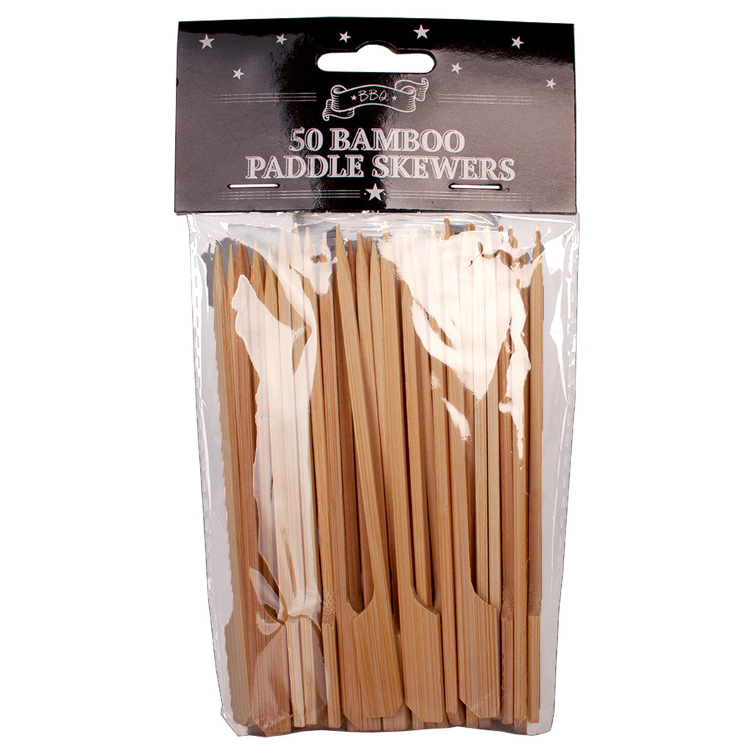 Bamboo Paddle Skewers 50 Pack