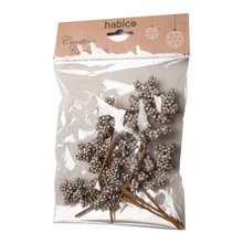 Load image into Gallery viewer, Pepperberry Stems 6pk - Grey
