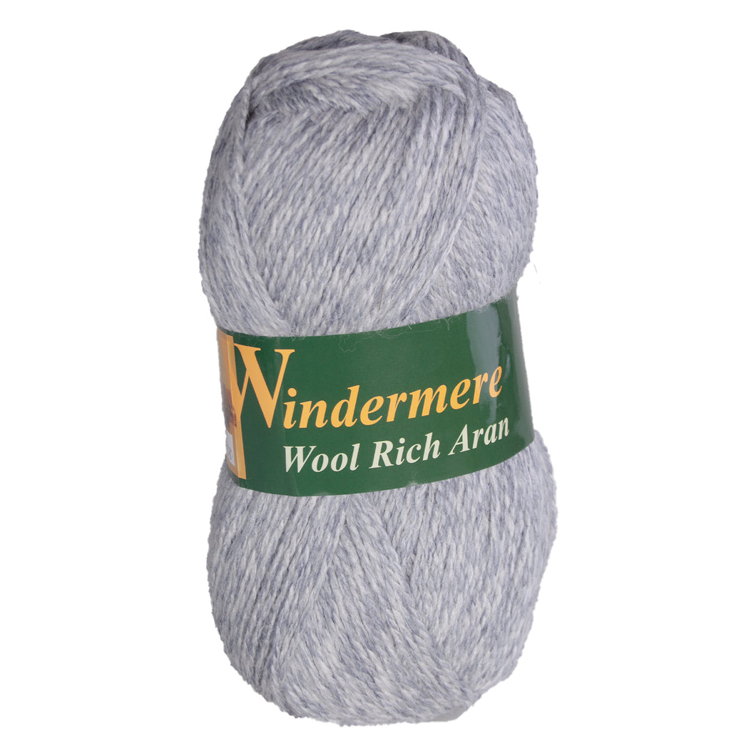 Windermere Wool Rich Aran 400g - Blue Merle H9001