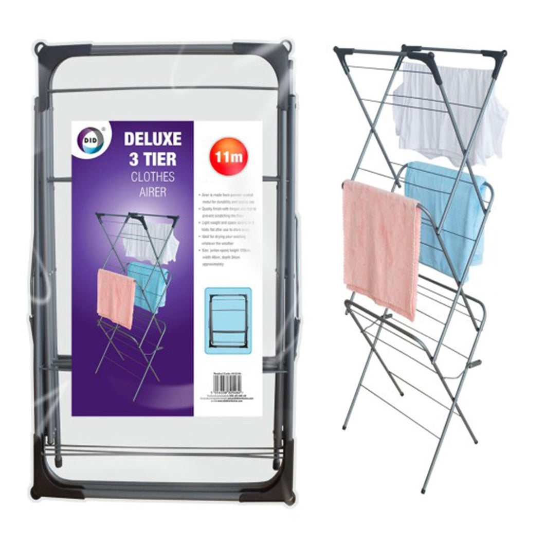 Deluxe 3 Tier Clothes Airer