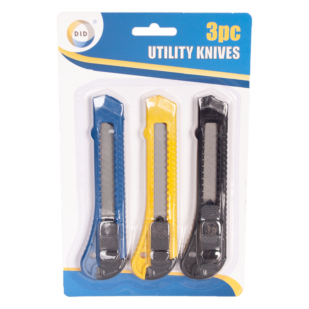 Utility Knives 3pc