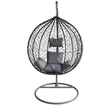 Load image into Gallery viewer, Grey Single Seater Egg Chair Hammock

