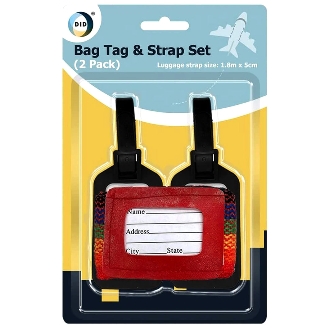 Bag Tag And Strap Set 2 Pack
