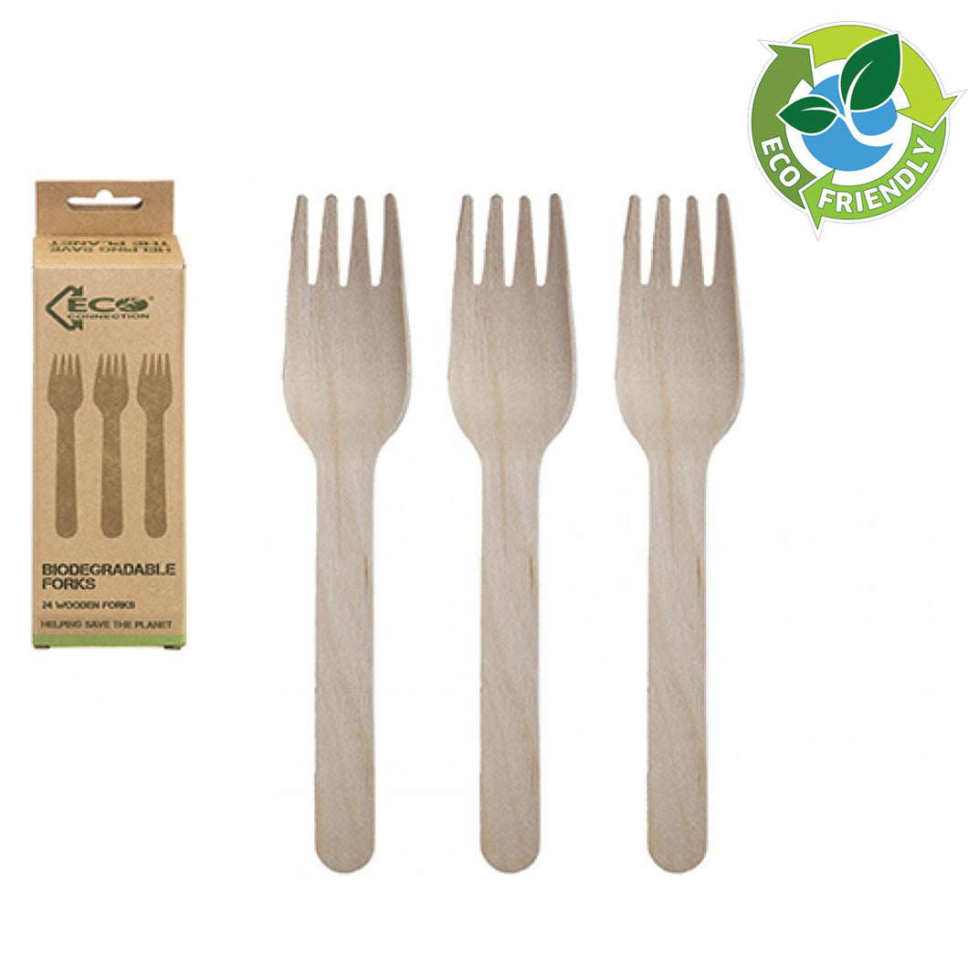 Eco Connections Birchwood Forks 24pk