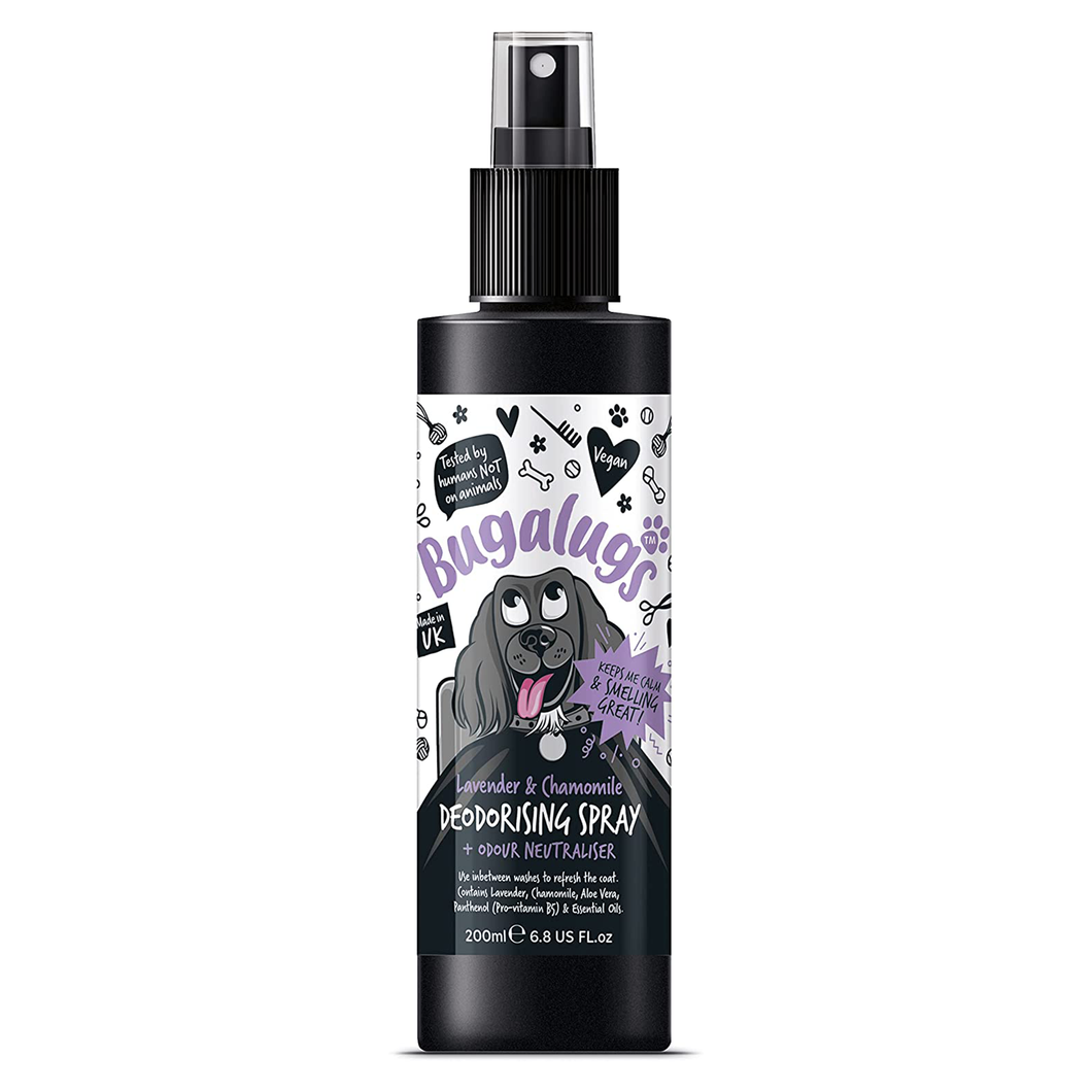 Bugalugs Dog Deodorising Spray 200ml - Lavender & Chamomile
