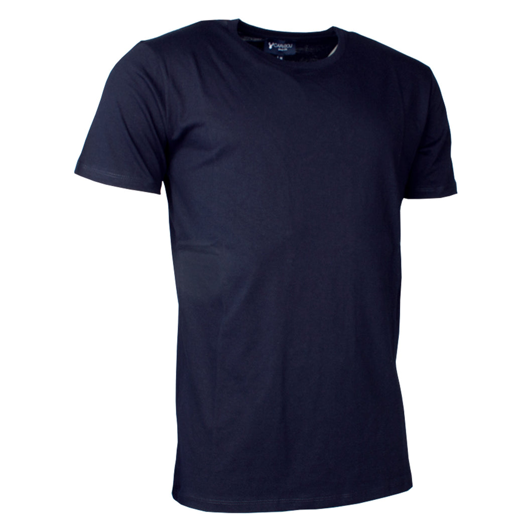 Carabou Men's Round Neck T-shirt - Navy