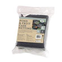 Load image into Gallery viewer, Smart Garden Black Pond &amp; Fruit Cage Netting 2x10m
