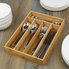 Load image into Gallery viewer, Bamboo Cutlery Tray (cutlery not included)
