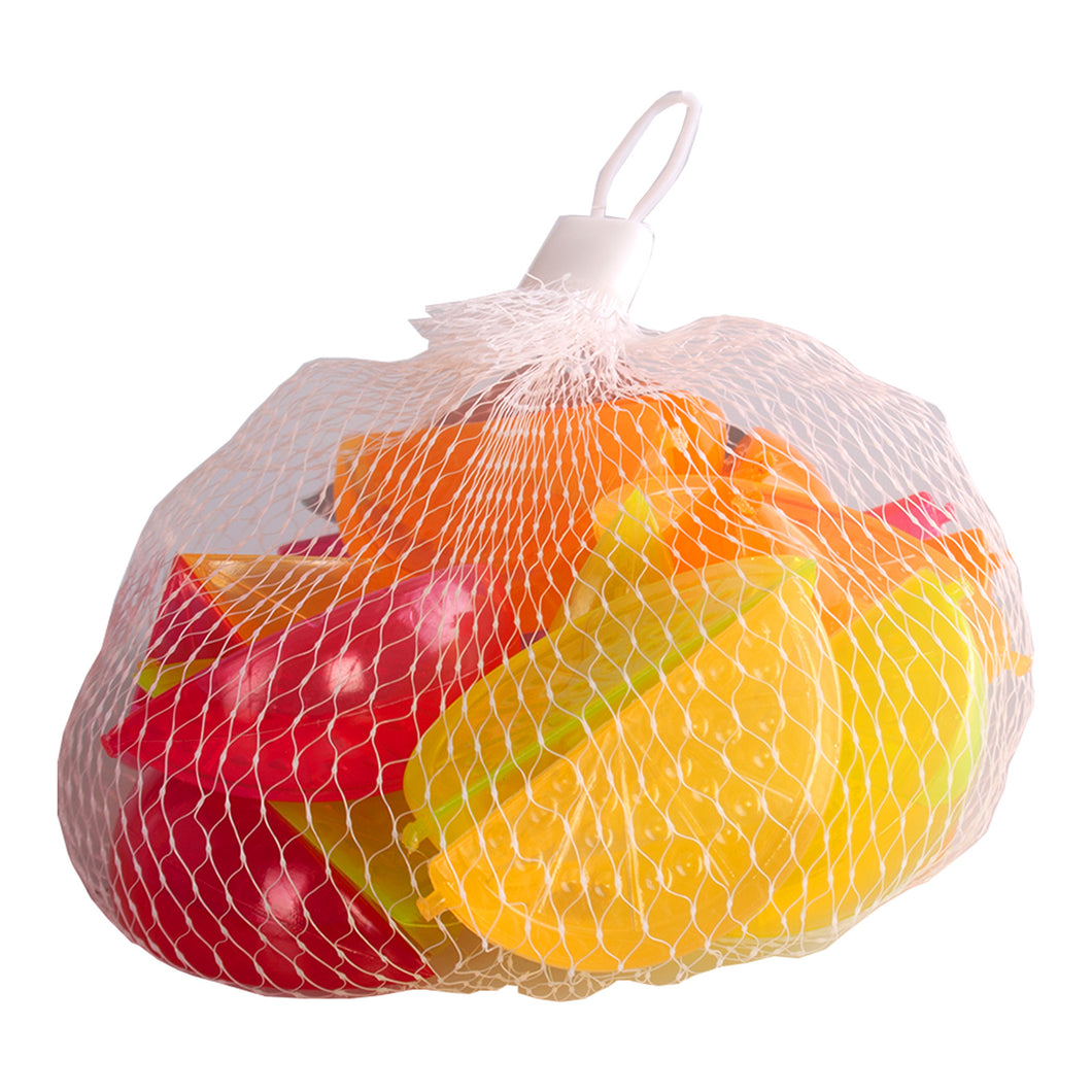 Reusable Plastic Fruit Slice Ice Cubes 18 Pack
