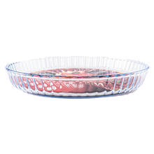 Load image into Gallery viewer, Chef Traiteur Round Glass Pie Dish 27 x 4cm
