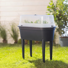 Load image into Gallery viewer, Pro-Garden Oval Anthracite Planter On Legs
