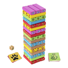 Load image into Gallery viewer, Wood Works Animal Stacking Game
