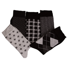 Load image into Gallery viewer, Pierre Klein Cotton Socks 5pk - Charcoal Mix
