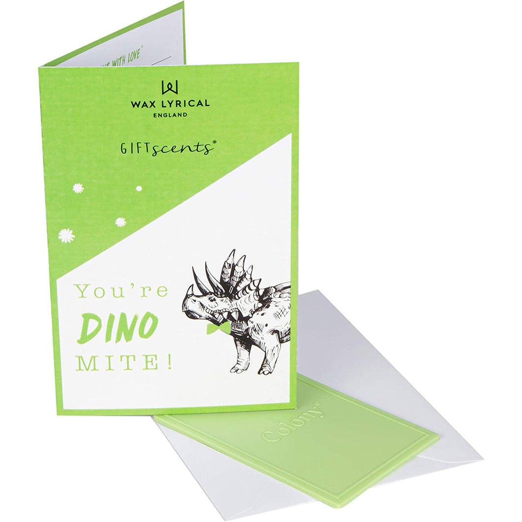 Wax Lyrical Scented Card - Dinomite