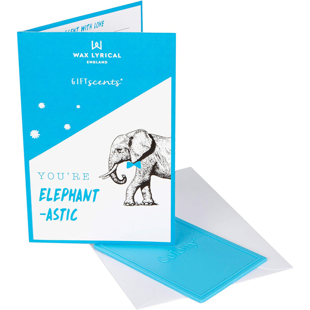 Wax Lyrical Scented Card - Elephant-astic