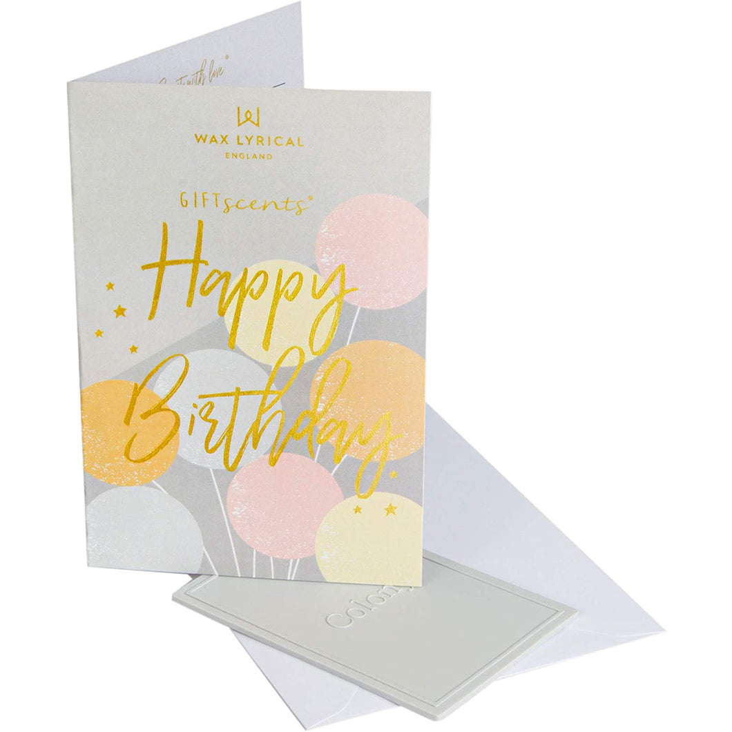 Wax Lyrical Scented Card - Happy Birthday