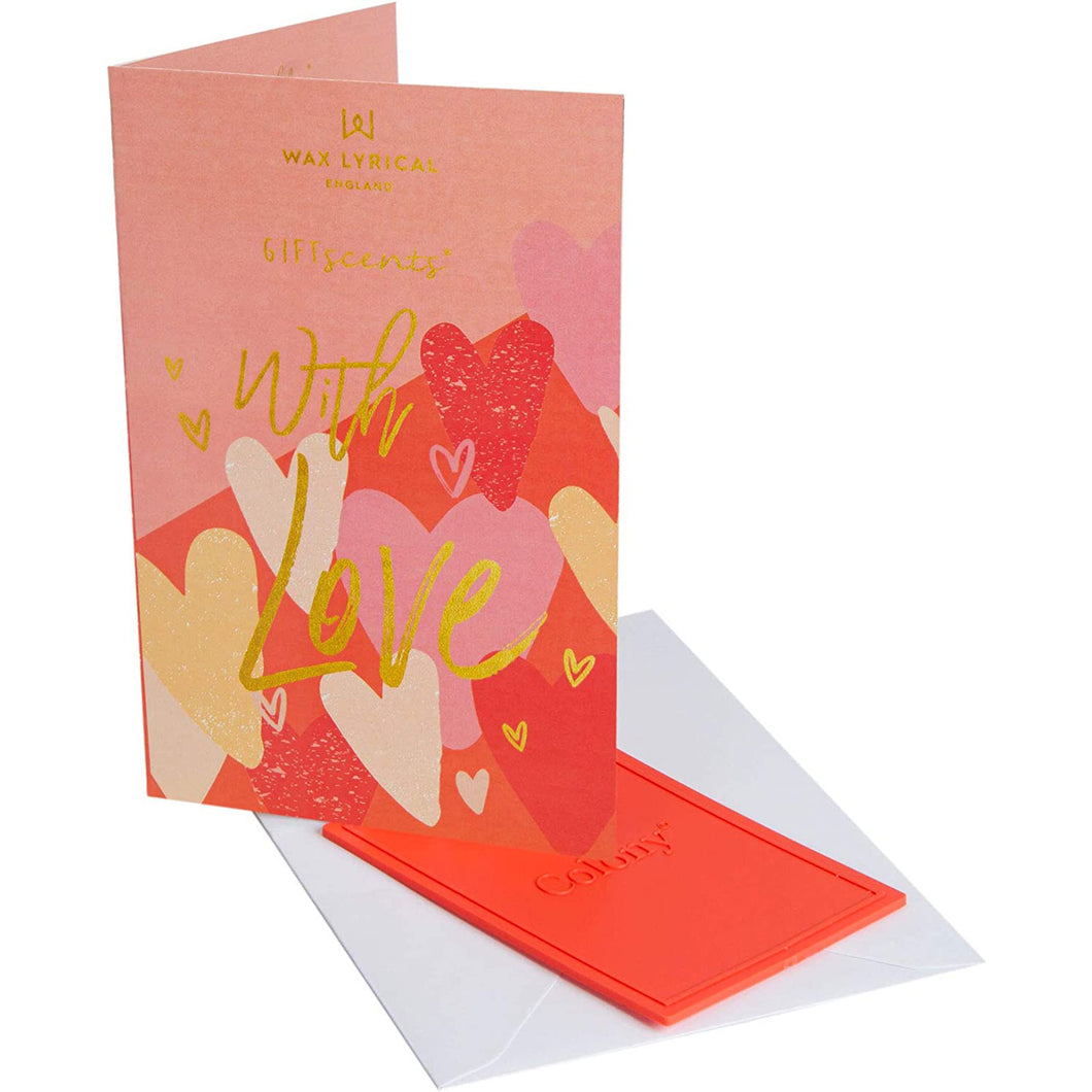 Wax Lyrical Scented Card - With Love