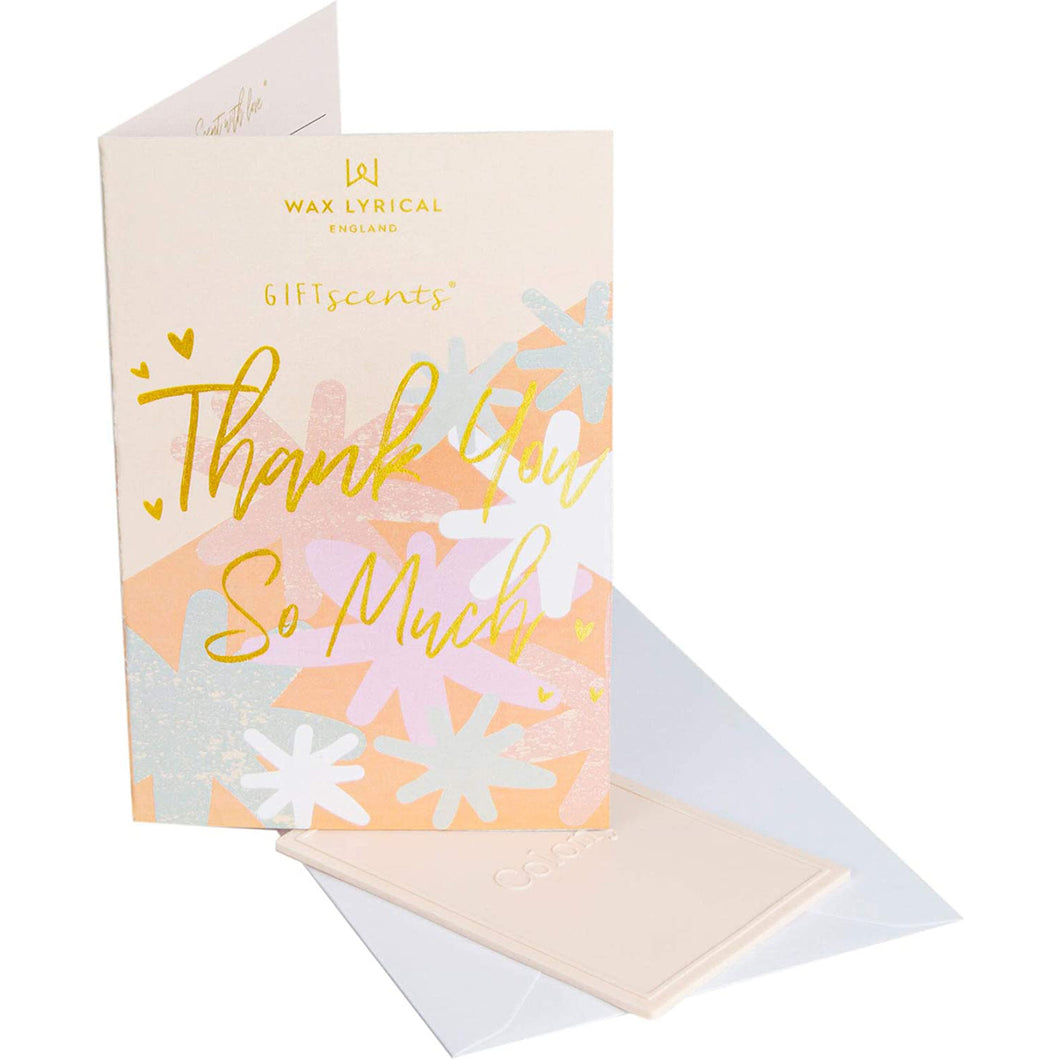 Wax Lyrical Scented Card - Thank You So Much