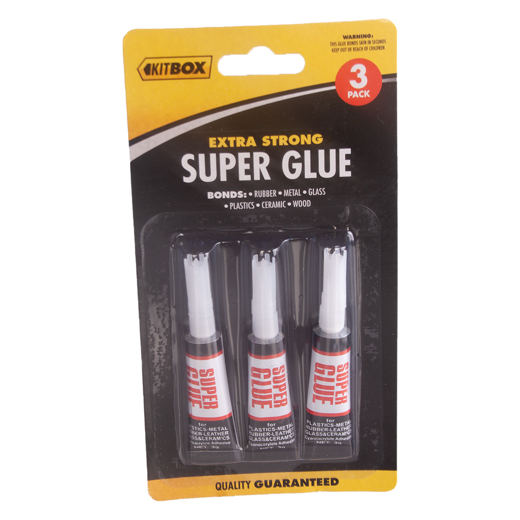Kitbox Super Glue 3pk