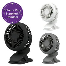 Load image into Gallery viewer, Rechargeable Clip On Mini Fan
