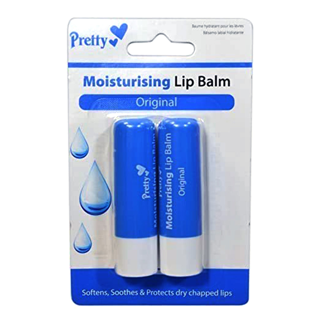 Pretty Moisturising Lip Balm Original 2 Pack