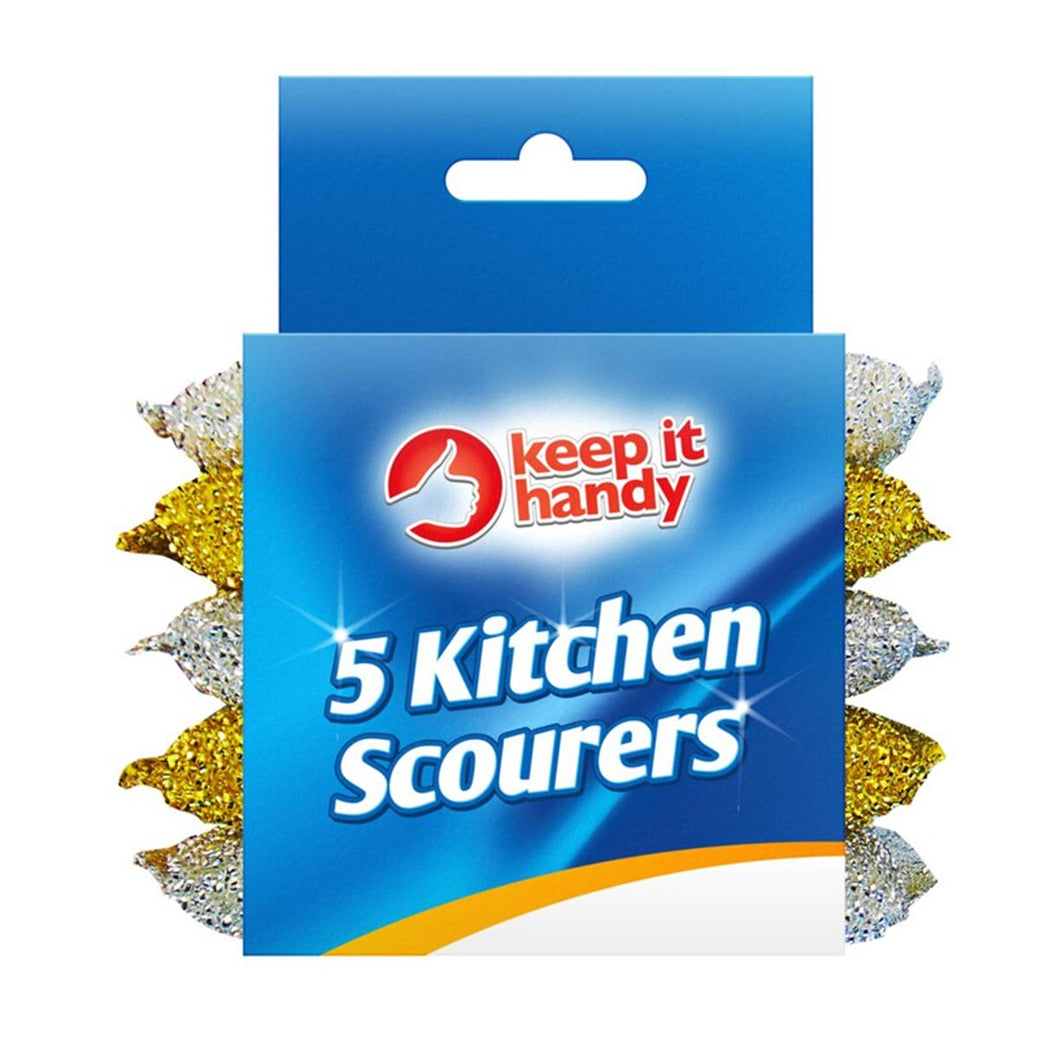 Keep It Handy Sponge Filled Scourers 5pk