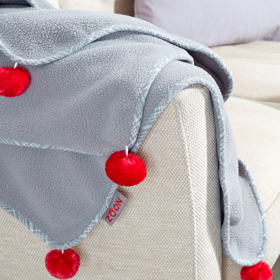 Zoon Grey Plaid Comforter 110 x 100cm