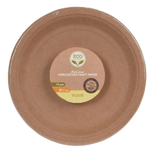 Load image into Gallery viewer, Eco Friendly Paper Plates 17cm 10pk
