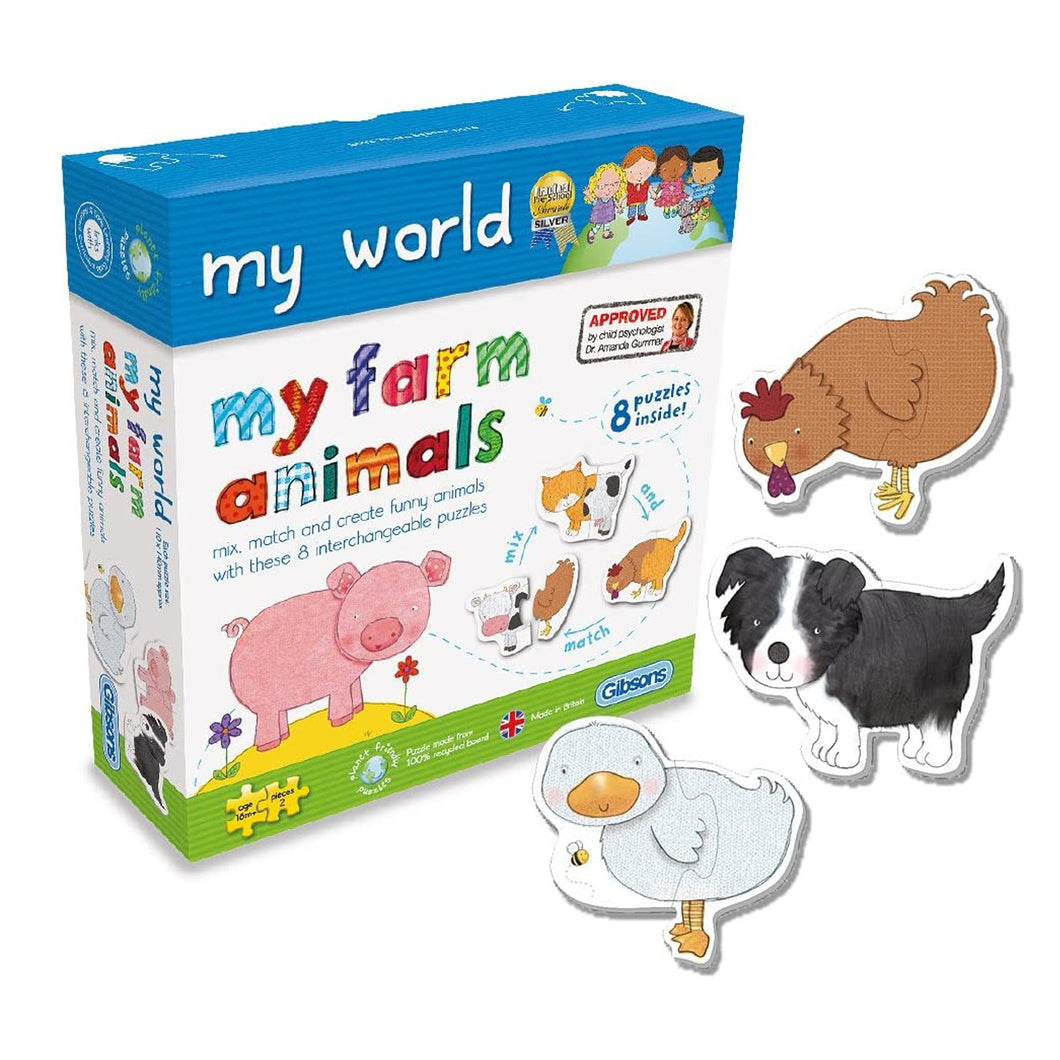 Gibsons My Farm Animals Puzzle