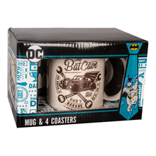 Load image into Gallery viewer, DC Batman Mug &amp; Coasters Set
