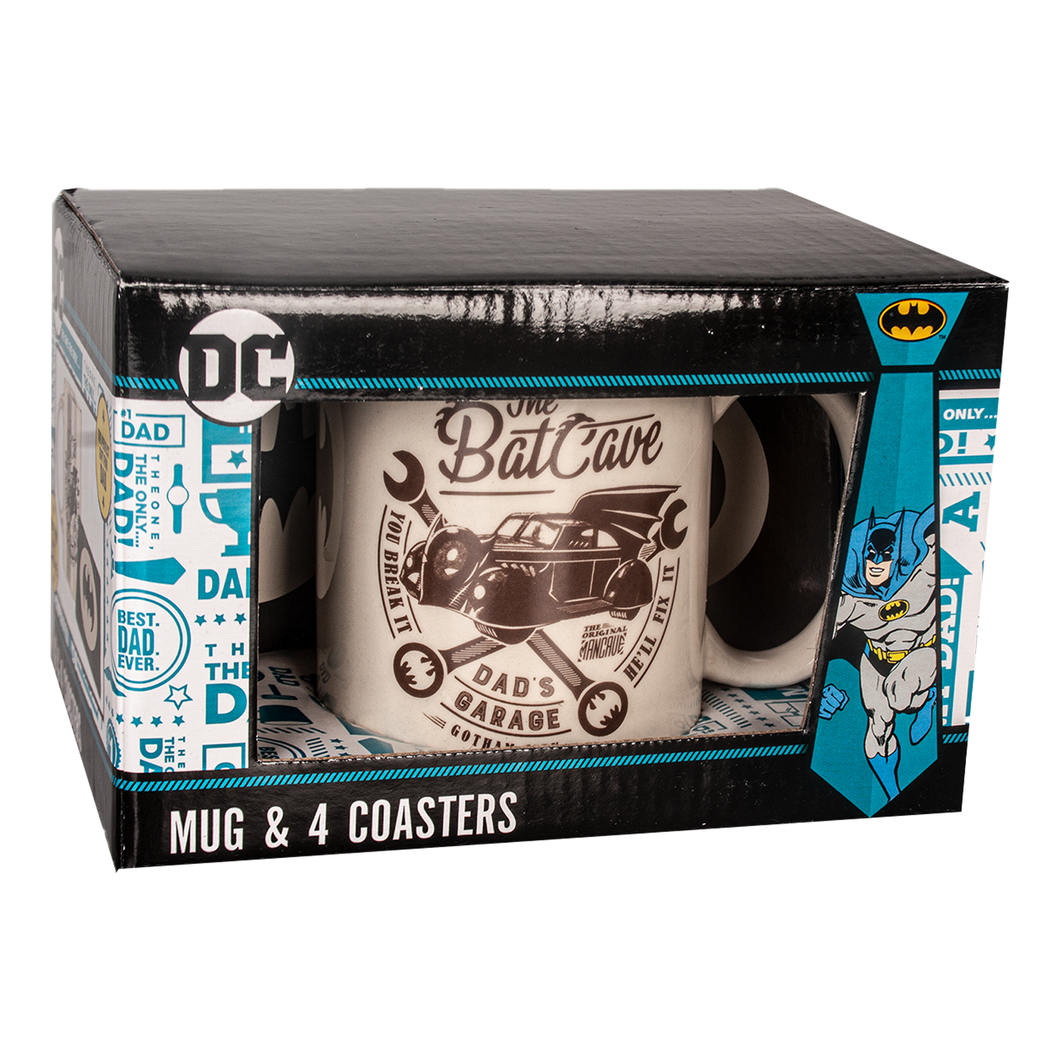DC Batman Mug & Coasters Set
