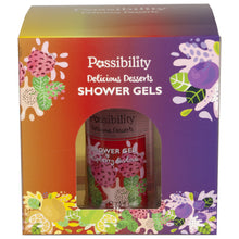 Load image into Gallery viewer, Possibility Delicious Desserts Shower Gels 4pk
