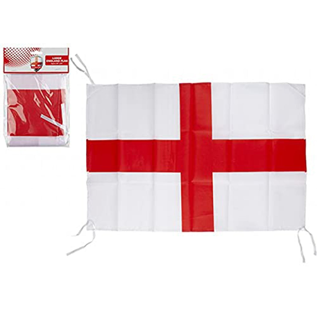 St George Rayon Flag With String 76 X 50cm