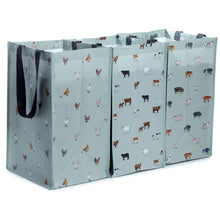 Load image into Gallery viewer, Laundry Storage Bag Willow Farm 3 Pack
