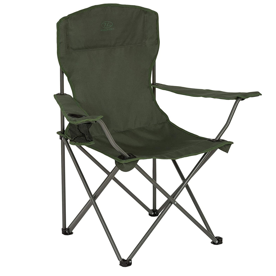 Highlander Edinburgh Olive Folding Camping Chair