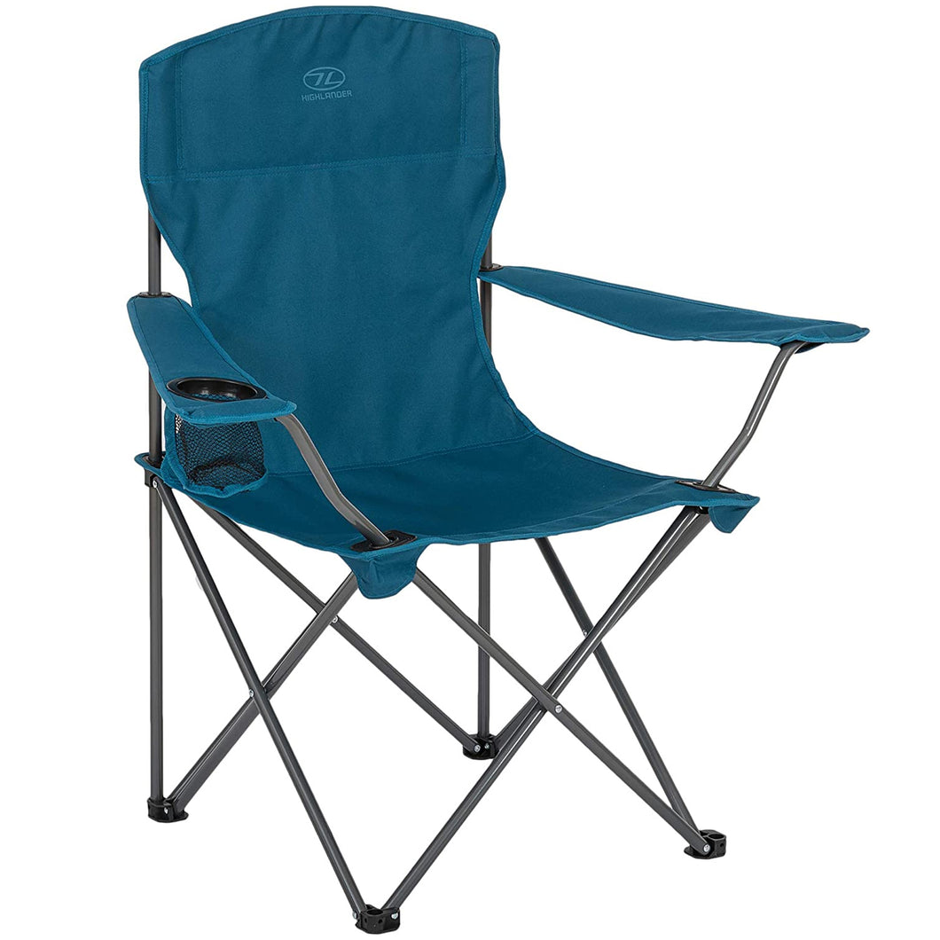Highlander Edinburgh Marine Blue Folding Camping Chair