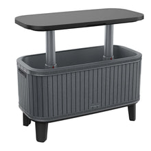 Load image into Gallery viewer, Keter Bevy Bar Cooler Box Garden Table 56L
