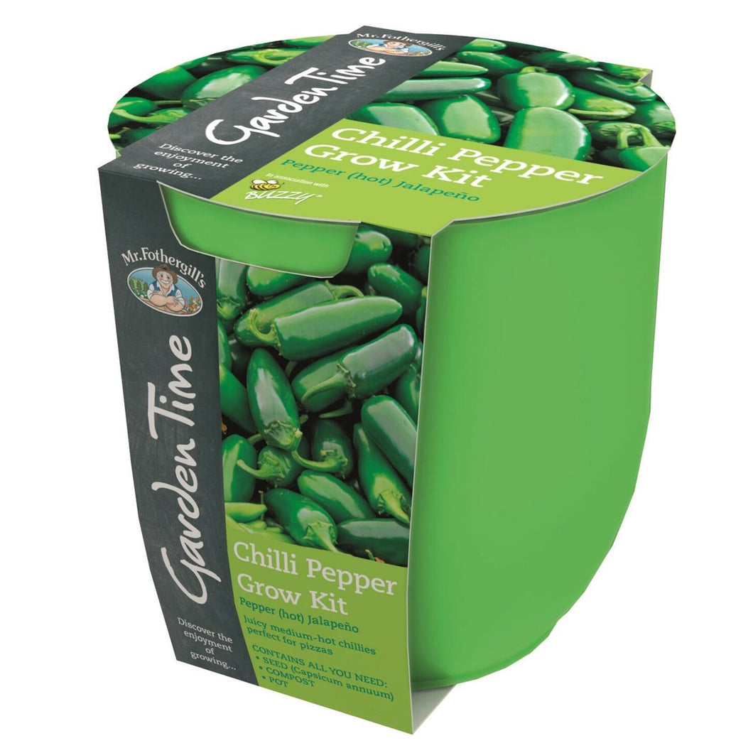 Mr Fothergill's Green Chilli Pepper Grow Kit