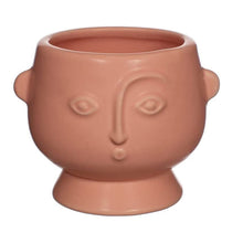 Load image into Gallery viewer, Sass &amp; Belle Matt Pink Small Face Planter
