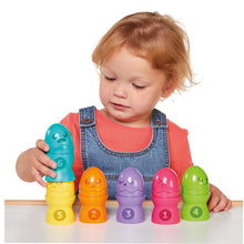 Load image into Gallery viewer, Toomies Hide &amp; Squeak Big Egg Stacker Toy
