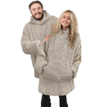 Load image into Gallery viewer, Natural Cosy Teddy Soft Fleece Eskimo Hoodie
