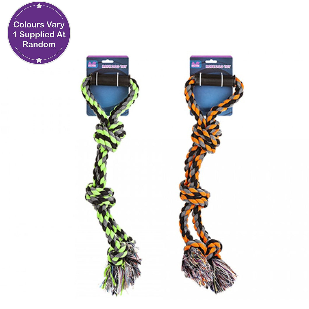 Pet-Pro Assorted Jumbo Rope Toy With Handle