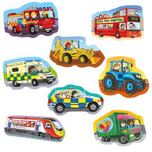Load image into Gallery viewer, Gibsons Wheels Jigsaw Puzzles 8pk
