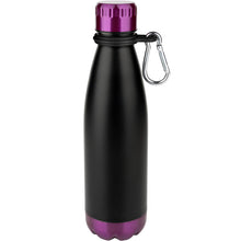 Load image into Gallery viewer, Pioneer Purple/Black Vacuum Insulated Water Bottle 500ml
