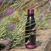 Load image into Gallery viewer, Pioneer Purple/Black Vacuum Insulated Water Bottle 500ml
