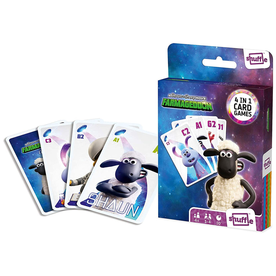 Shuffle Shaun The Sheep Farmageddon 4 In 1 Card Games