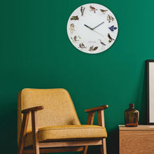Load image into Gallery viewer, Kikkerland Birdcall Wall Clock