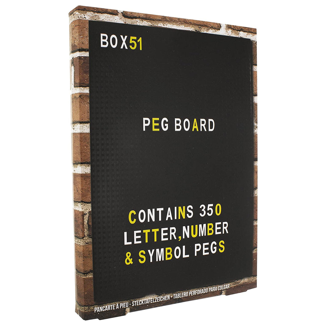 Paladone Black Peg Board